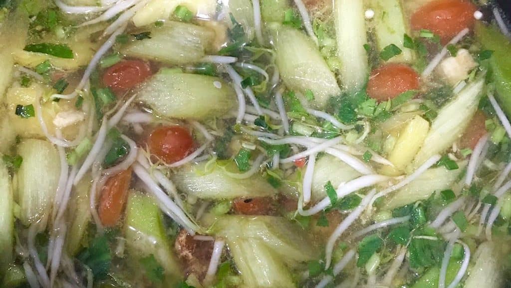 Cách nấu canh chua cá cờ kiếm Cách nấu canh chua cá cờ kiếm
