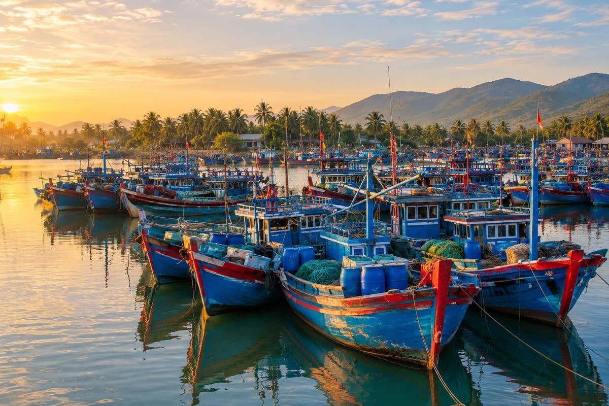 Tàu câu cá ngừ xa bờ neo bến tại Phú Yên do giá dầu cao